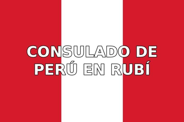Consulado de Perú en Rubi