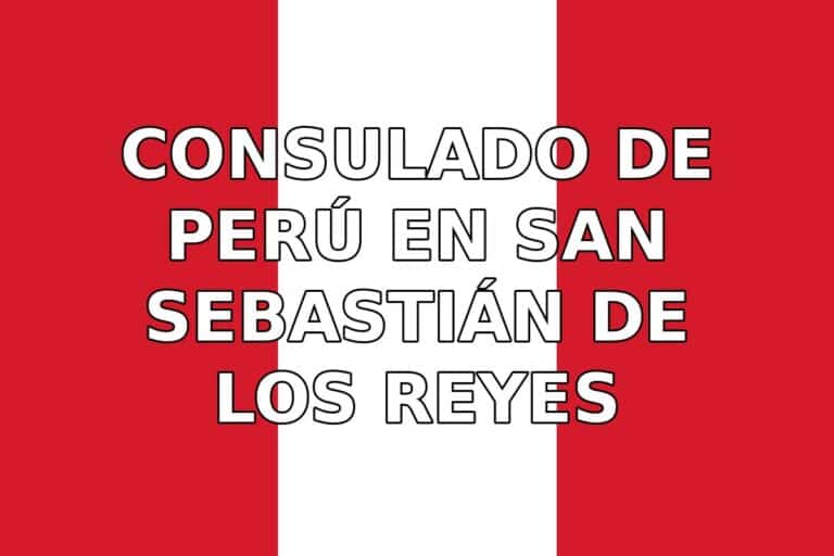 Consulado de Perú en San Sebastian De Los Reyes