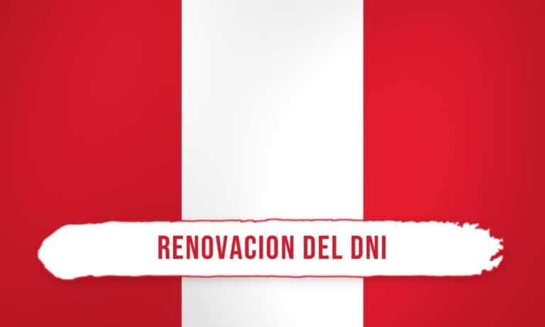 Renovación del DNI del Perú, trámite consular en España